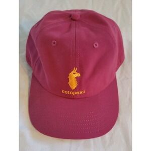 Cotopaxi Dad Trucker Hat One Size Raspberry Snapback Adjustable Embroidered Logo
